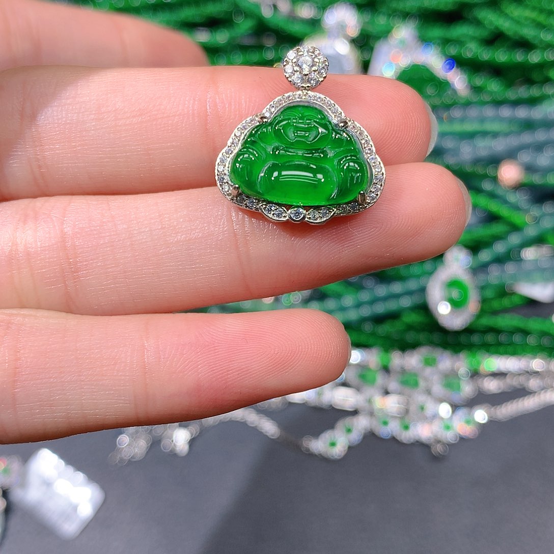 翡翠戒指未镶嵌天然翡翠