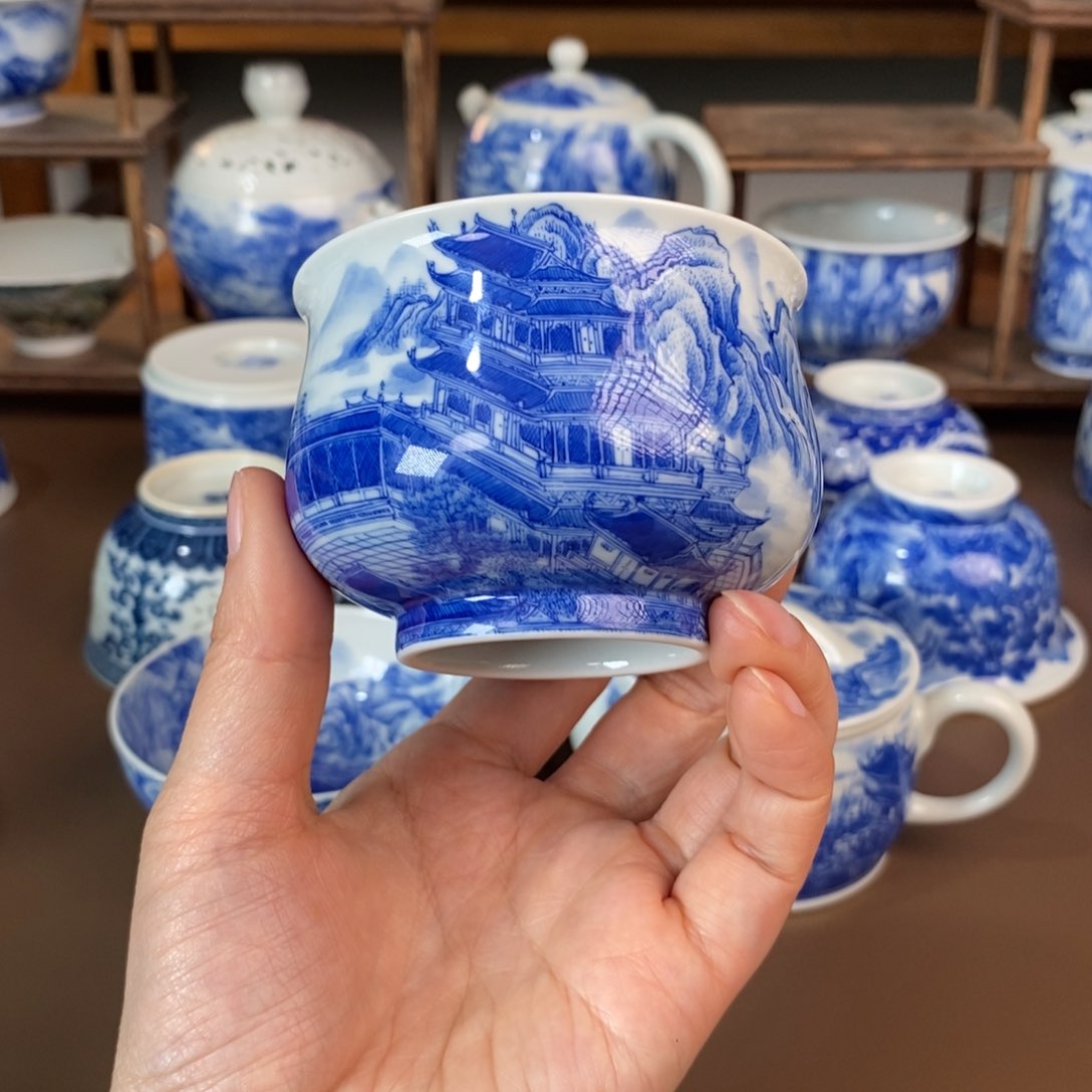 景德镇陶瓷手工手绘