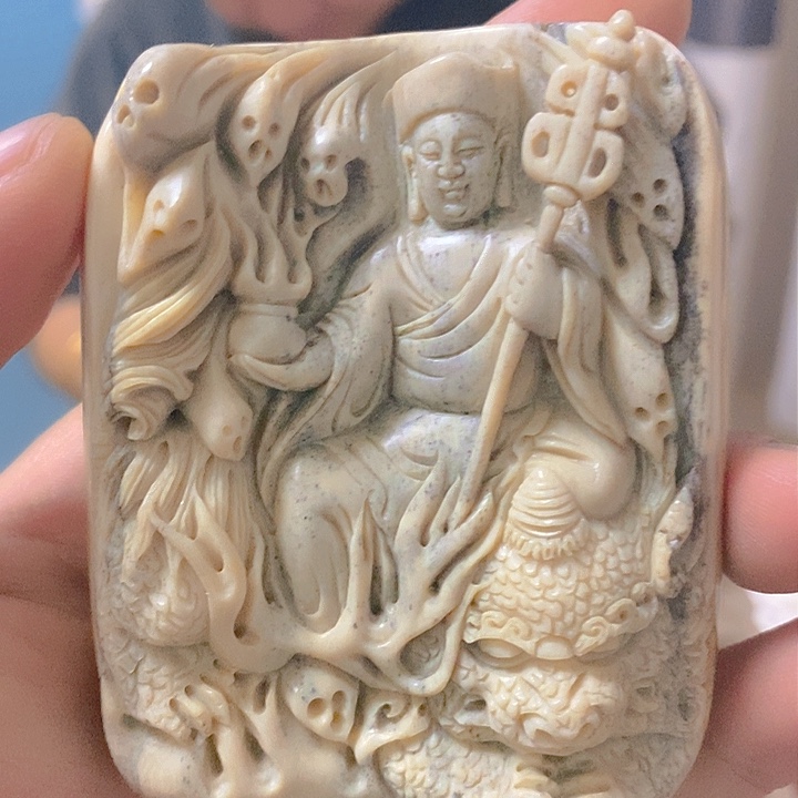 天然猛犸牙雕刻残次品