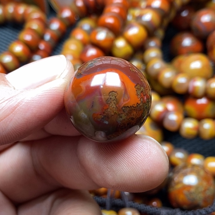 玛瑙/玉髓珠子未镶嵌用****福