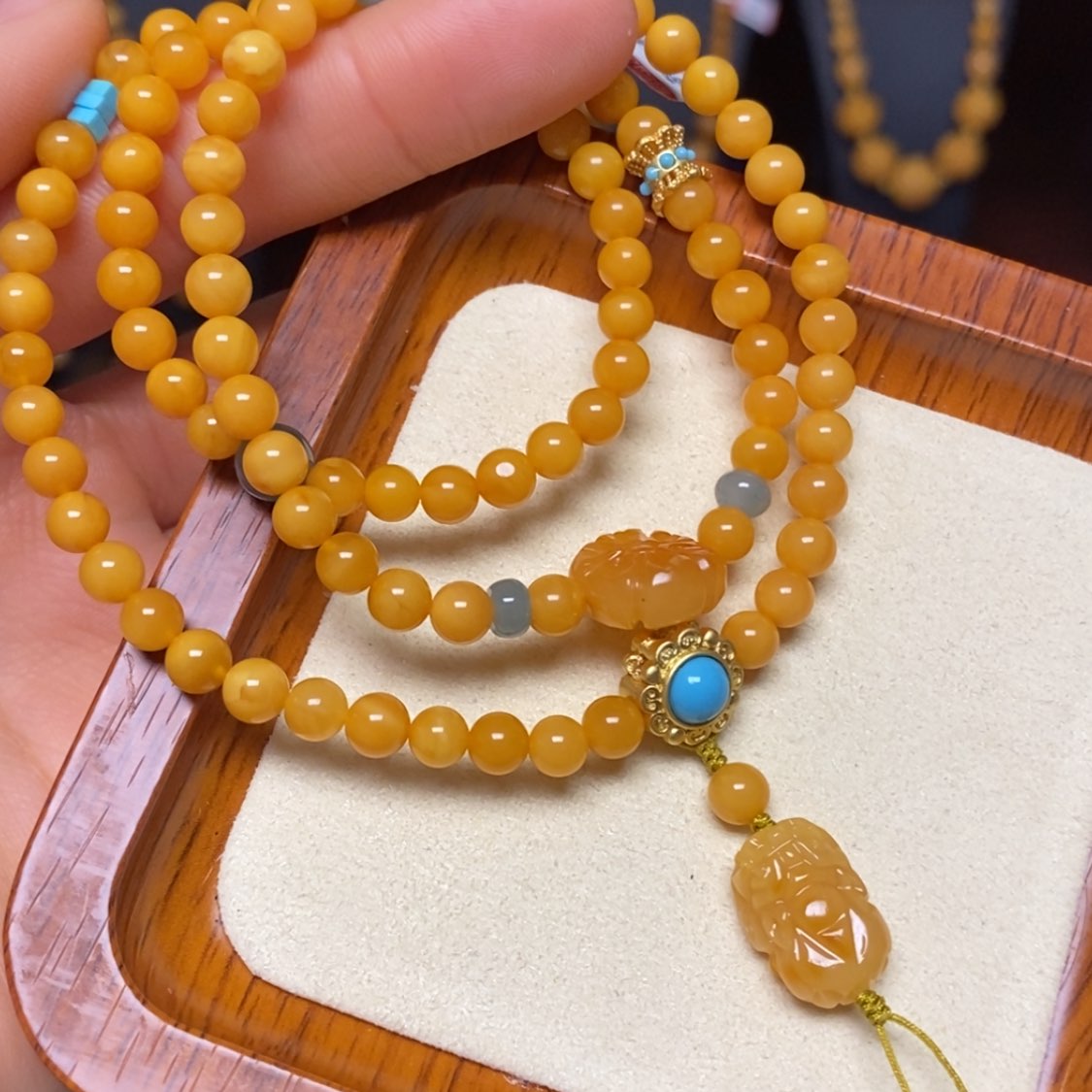 【闪购商品】蜜蜡手链未镶嵌手串