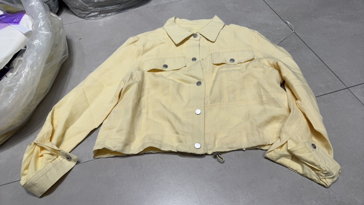 女长袖短款不起球POLO领短外套休闲韩版春季春款上衣秋季时尚