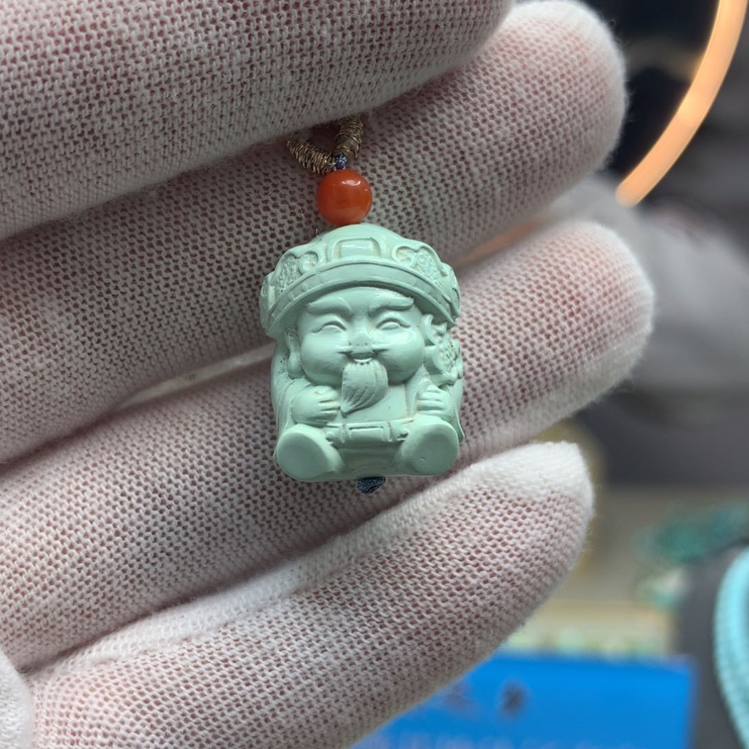 绿松石挂件未镶嵌