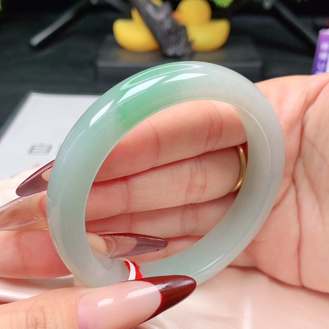 未镶嵌手镯翡翠57-58圈口