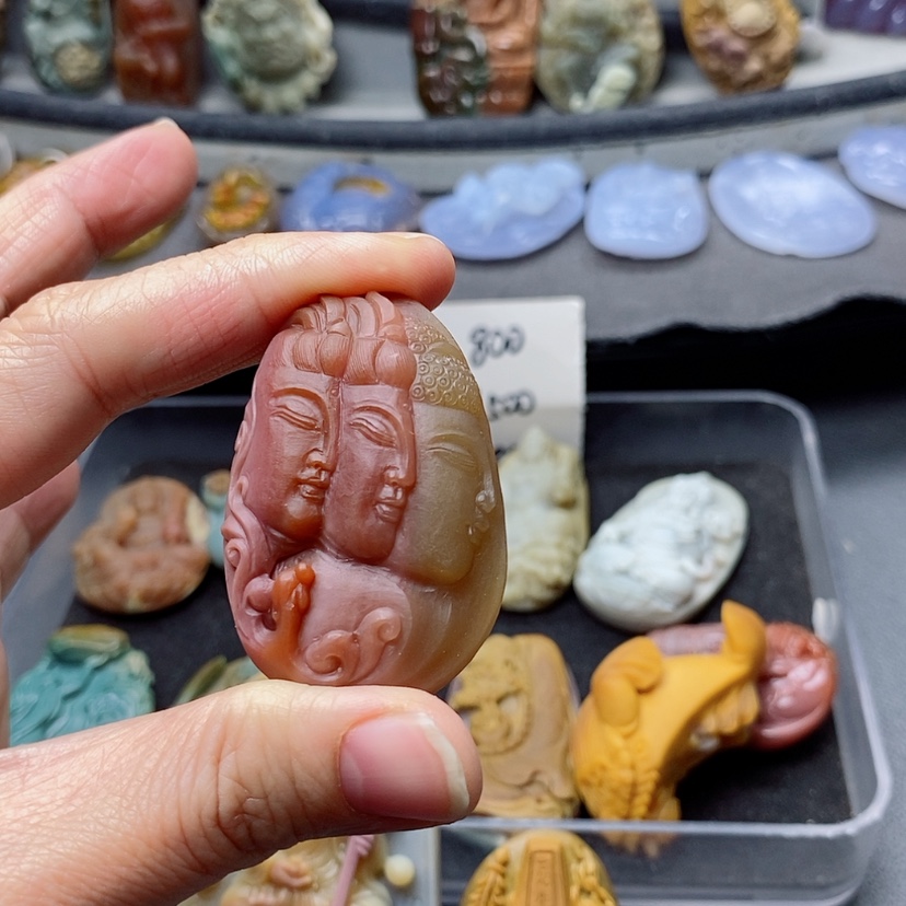 【闪购商品】定制石英质玉吊坠未镶嵌