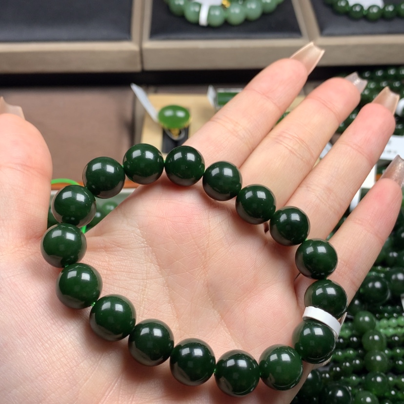 【闪购商品】和田玉（碧玉）手串未镶嵌一**瓜