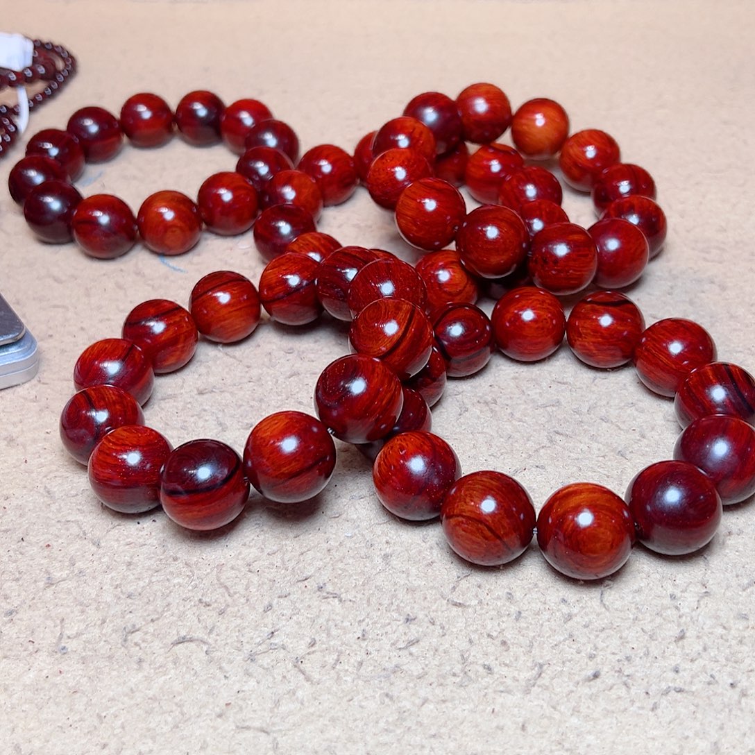 手串/手链小叶紫檀2.0琴料大黑线高油密金星