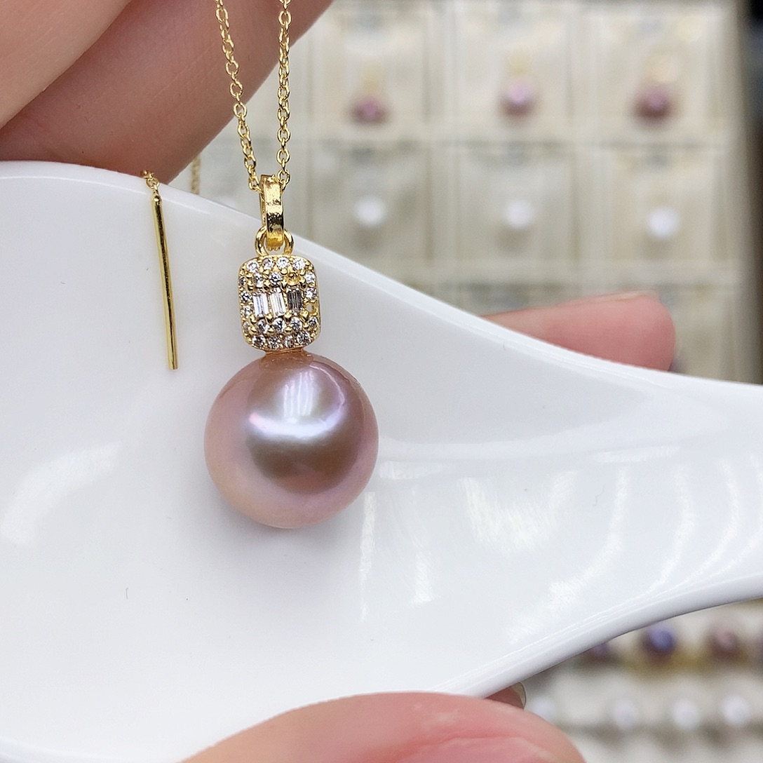 淡水珍珠颈饰合金