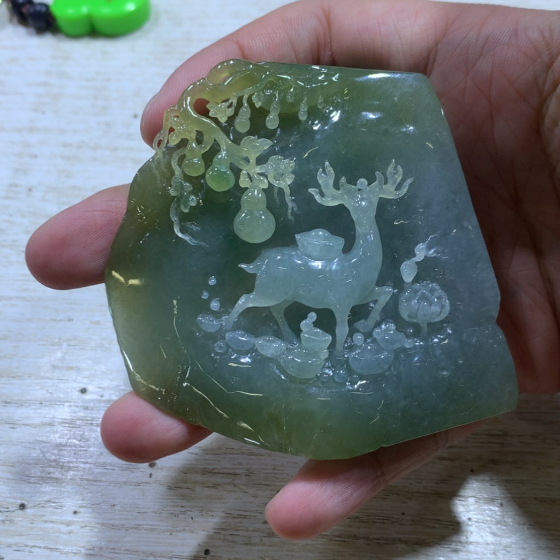 【闪购商品】翡翠摆件未镶嵌鹿