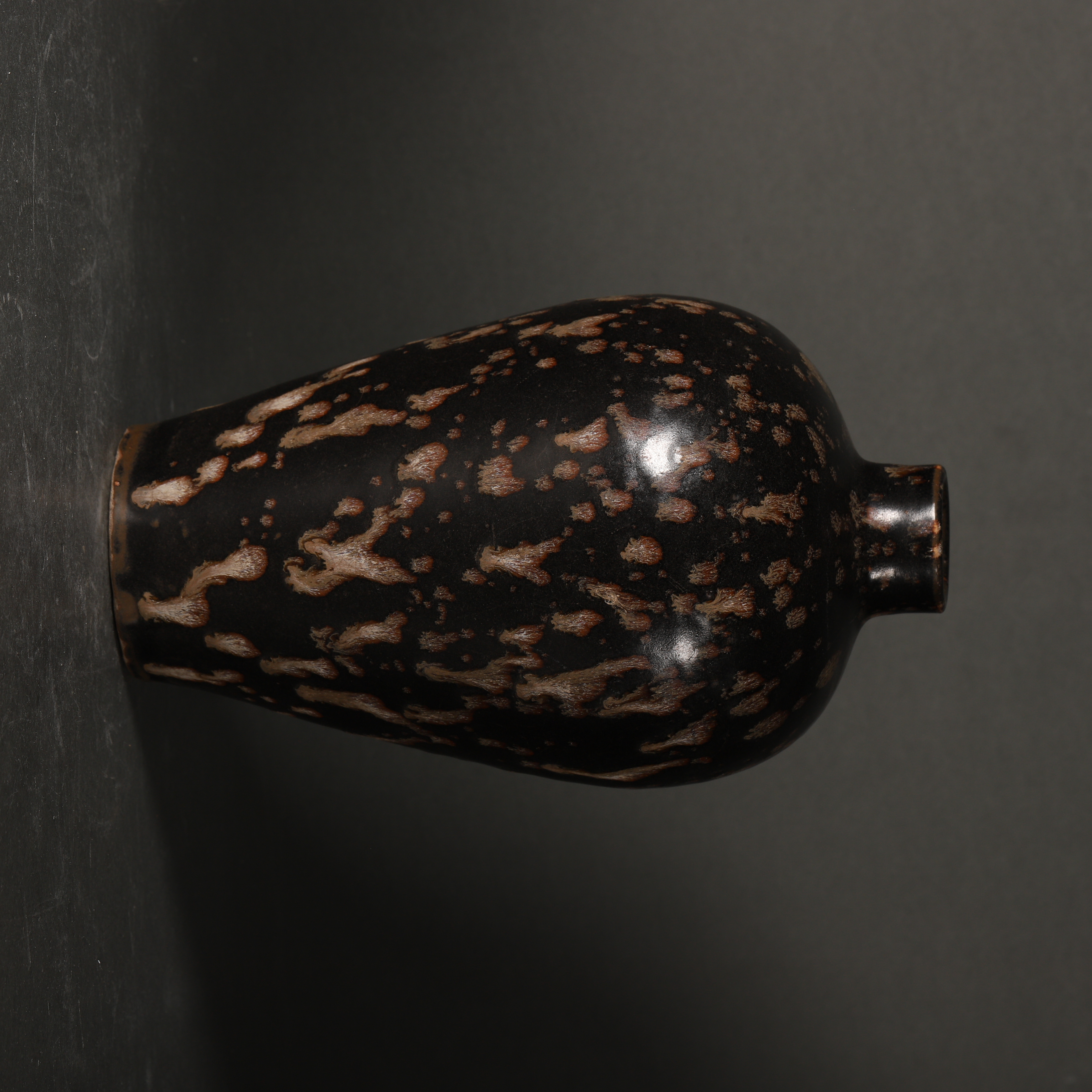 Lot42 明代 吉州窑虎斑梅瓶