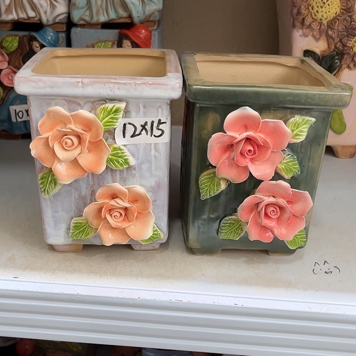 粗陶材质多肉花盆