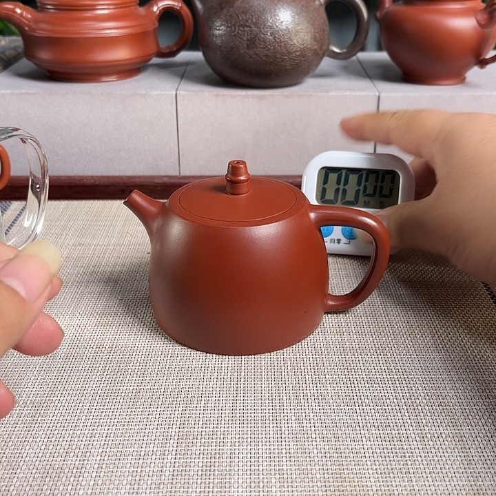 任***生紫砂茶壶宜兴原矿泥料手工紫砂壶