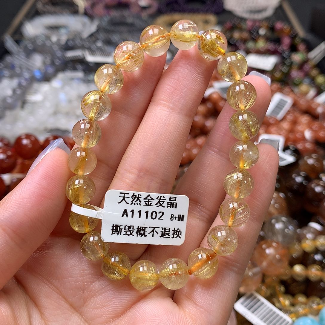 水晶手链未镶嵌，