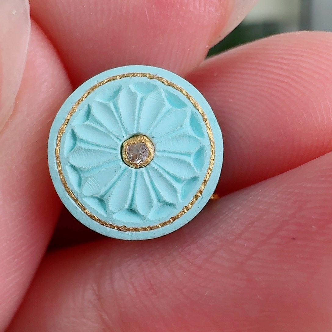 未镶嵌绿松石珠宝奇石