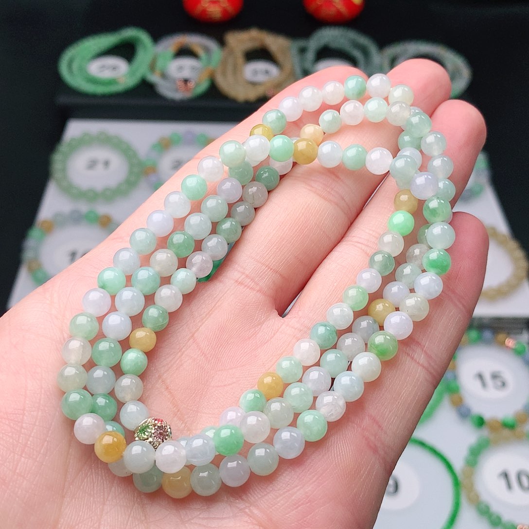 翡翠手串未镶嵌翡翠