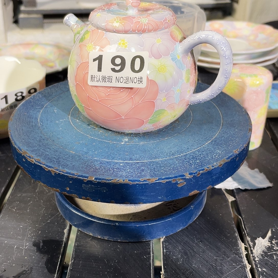 双饮款陶瓷壶万花系列