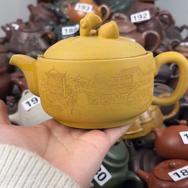 茶壶紫砂壶口缝隙