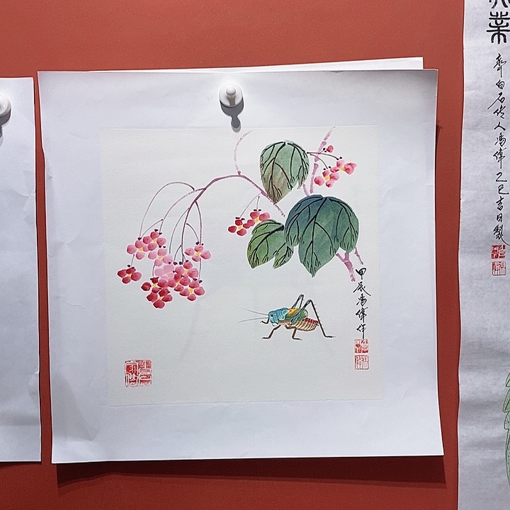 国画冯伟老师手绘国画作品音浩