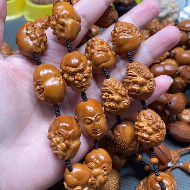 萨***卡手串/手链橄榄核脖挂