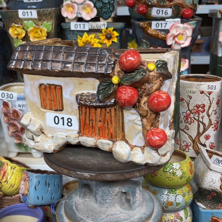 紫砂花盆粗陶材质多肉花盆