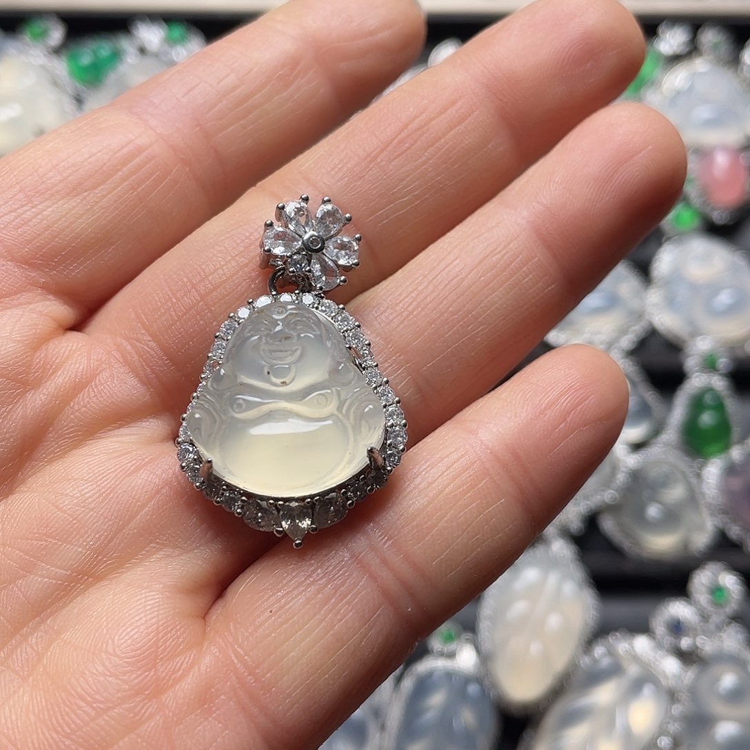 玛瑙/玉髓合金挂件