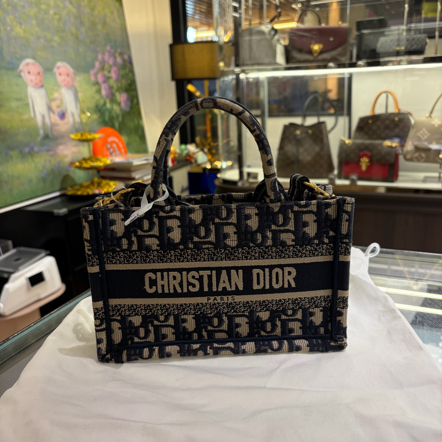 95新 DIOR/迪奥 18678986/KIKIFIFI/迷你托特包
