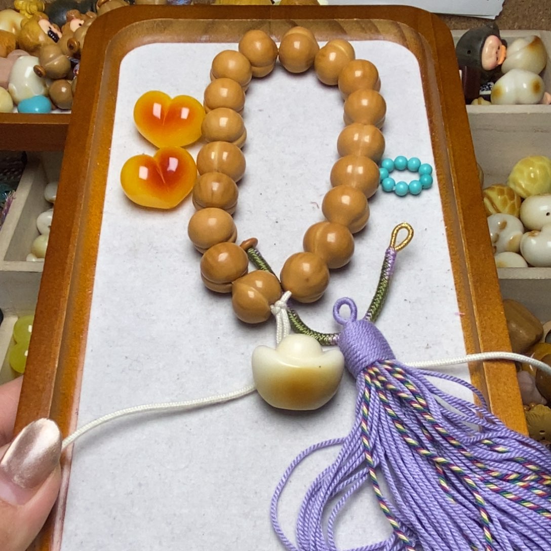 猴头核桃吊坠珂基手持整套二级全品