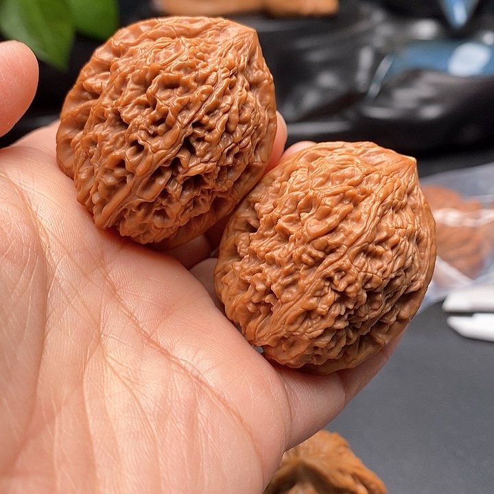 文玩核桃把件蒜头王