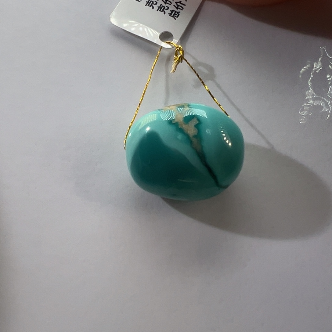 绿松石未镶嵌挂件
