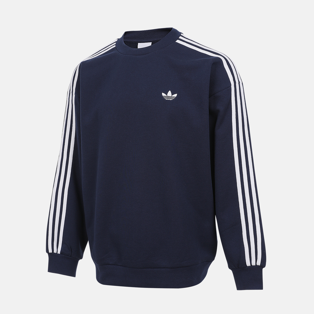 adidas/阿迪达斯三叶男子3S CREW针织无帽卫衣KG3899