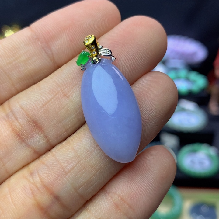 18K金镶嵌手链翡翠翡翠