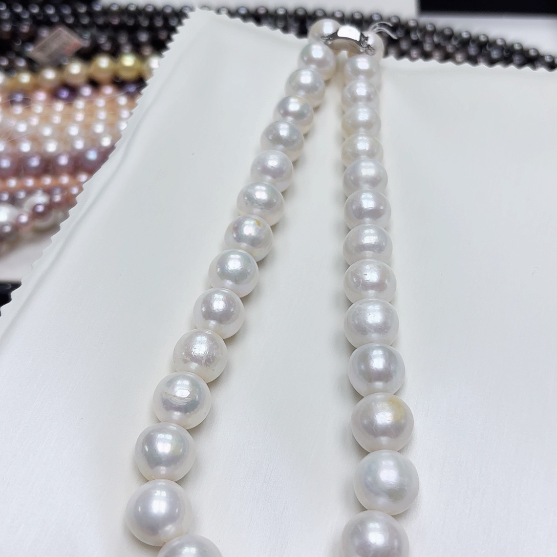 淡水珍珠未镶嵌颈饰12-17有核