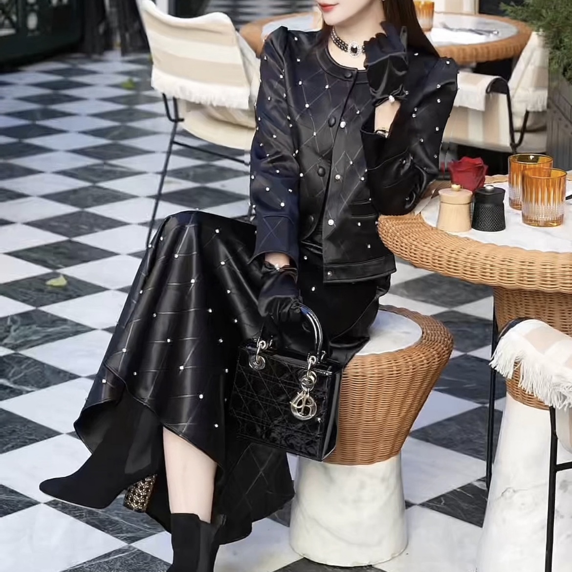 11-8【英式盛宴】重工时尚气质百搭设计师款名媛套装