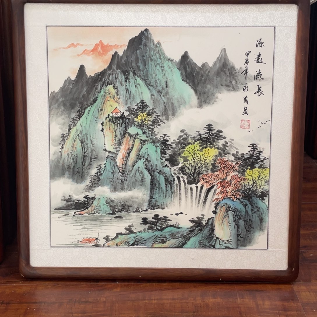 国画带框尺寸63*63厘米