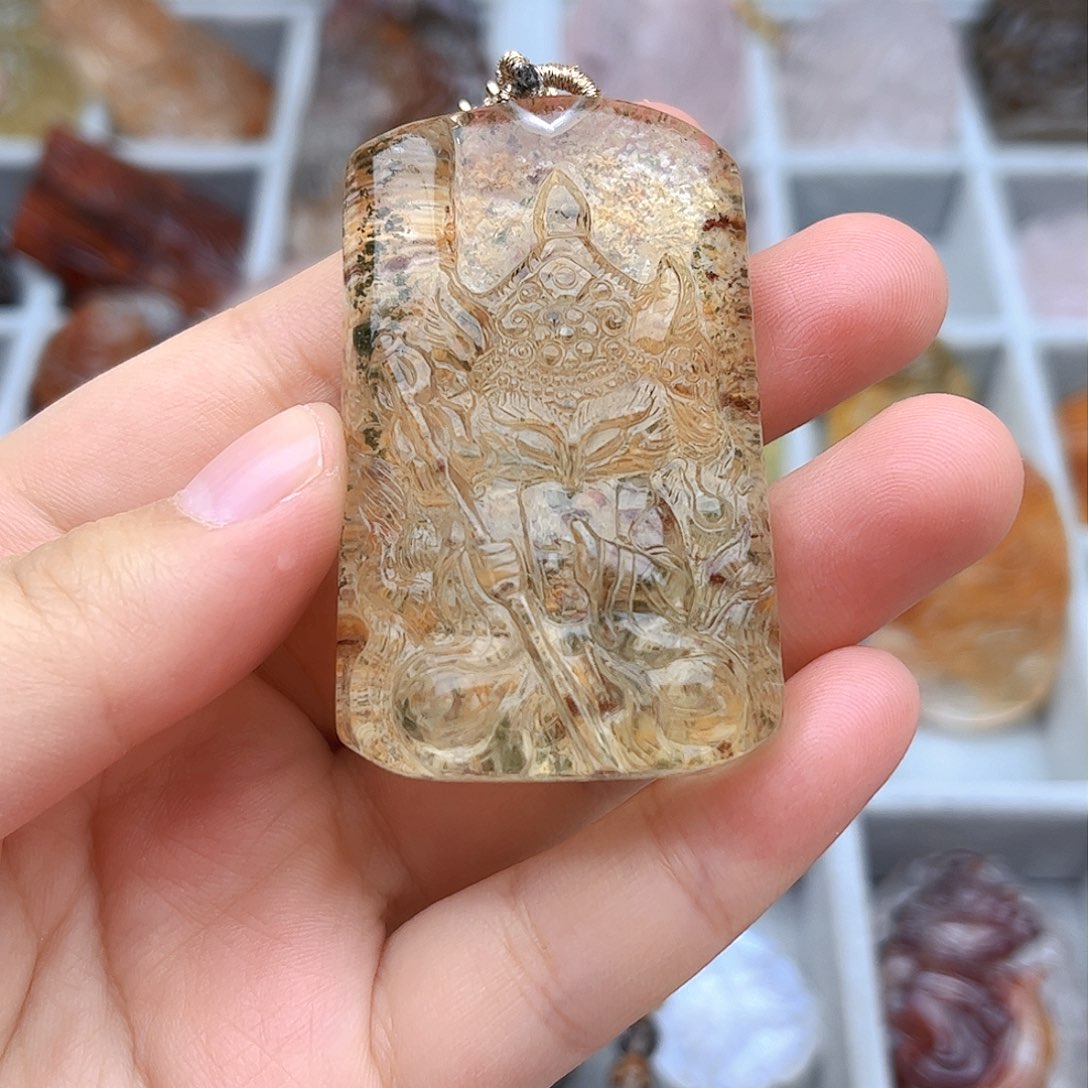 水晶吊坠(不含链)未镶嵌