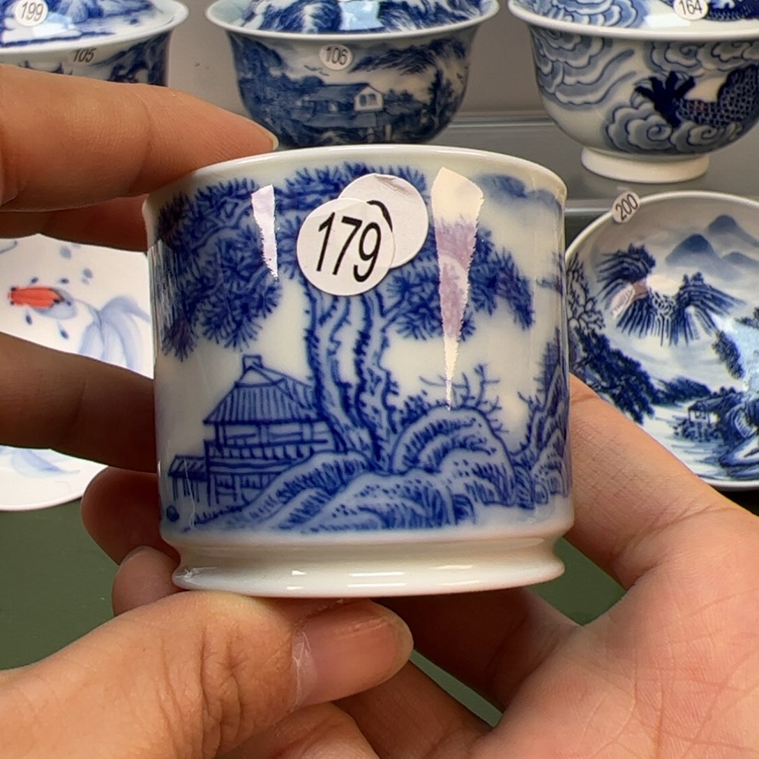 杯木木景德镇纯手绘茶具179
