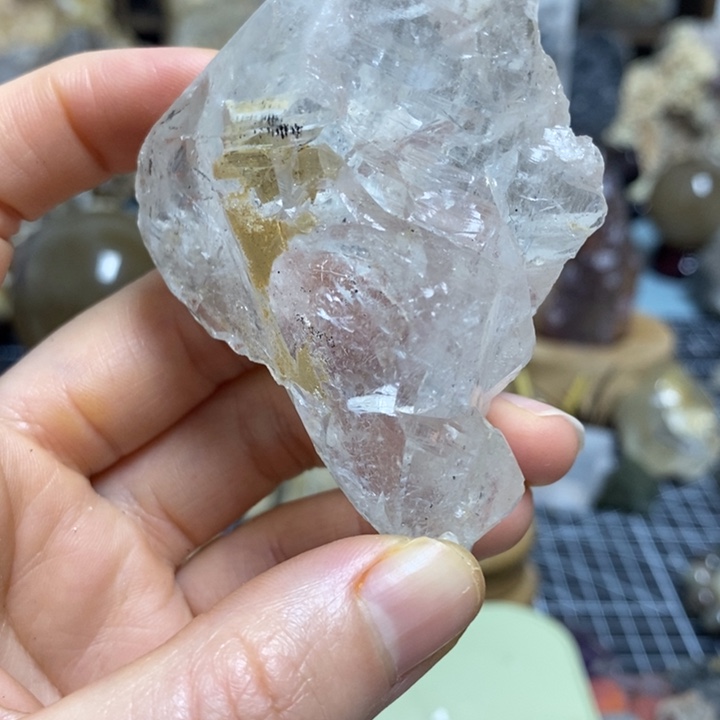 水晶水晶柱未镶嵌