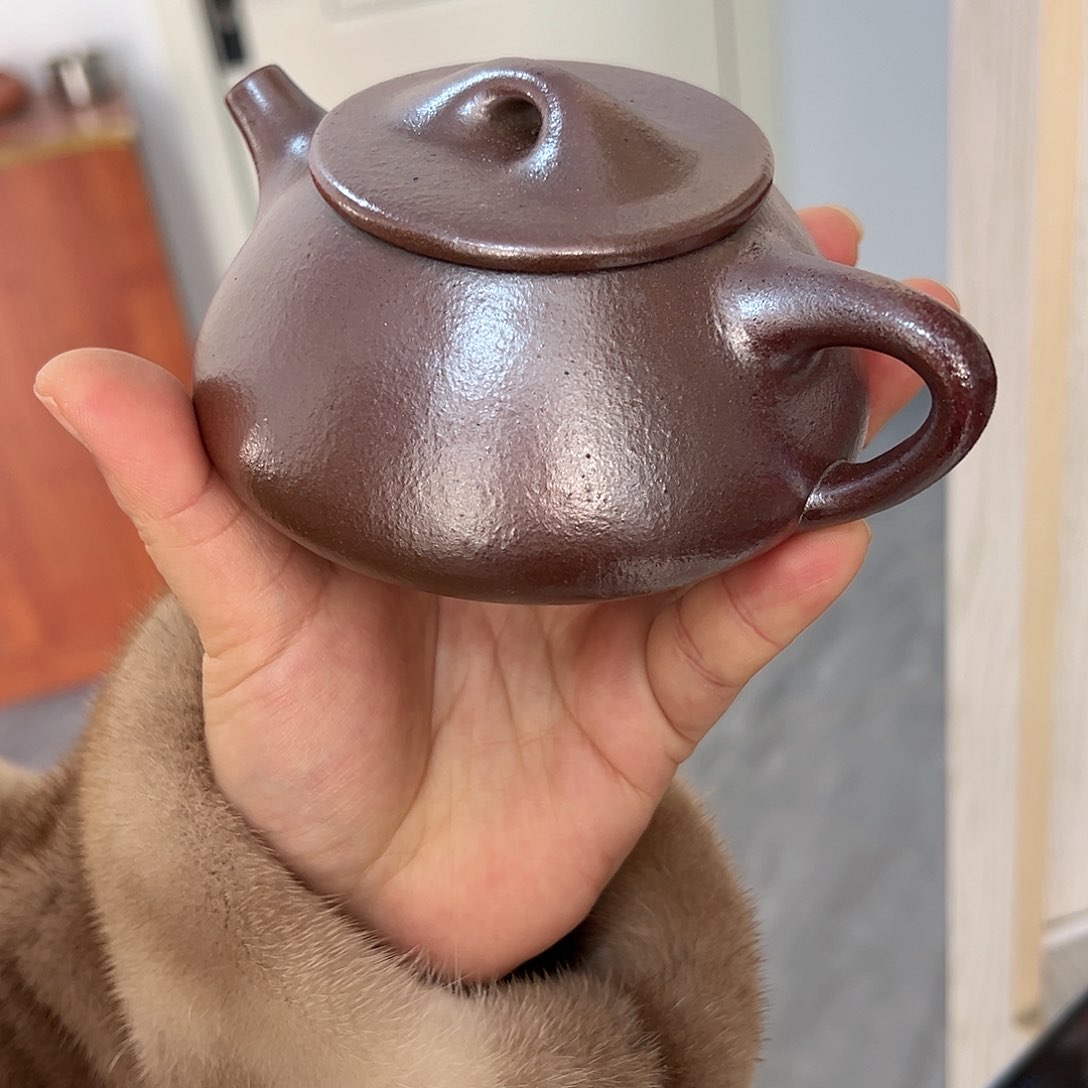 紫砂茶壶黄龙山原矿天青275