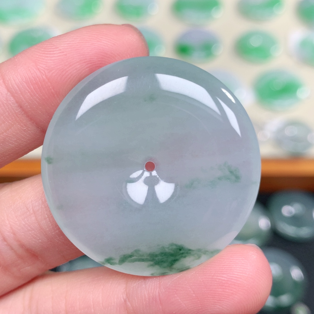 翡翠未镶嵌颈饰35.3-6.2