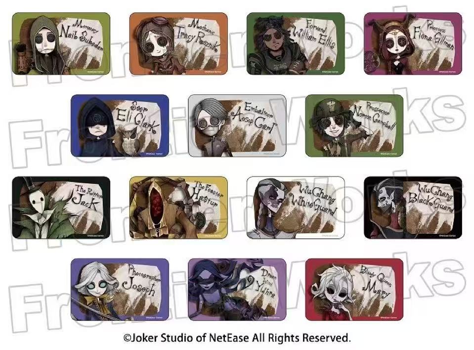 第五人格 日谷 旧POP 徽章 卡片 《默认官瑕》