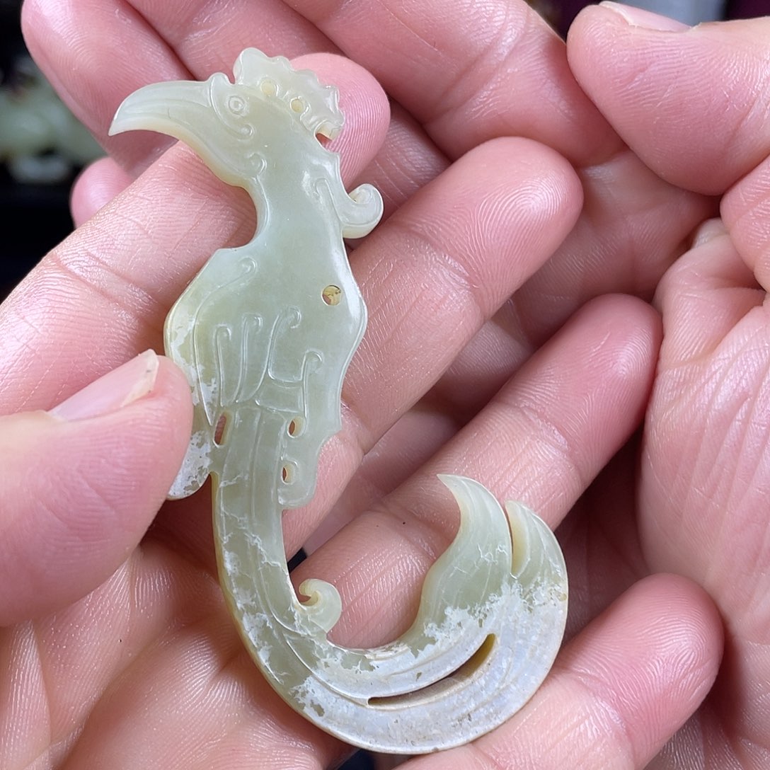 和田玉（糖玉）挂件未镶嵌