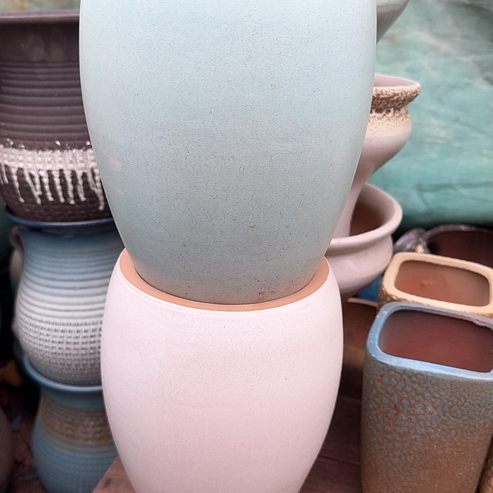 红陶微瑕花盆处理来啦