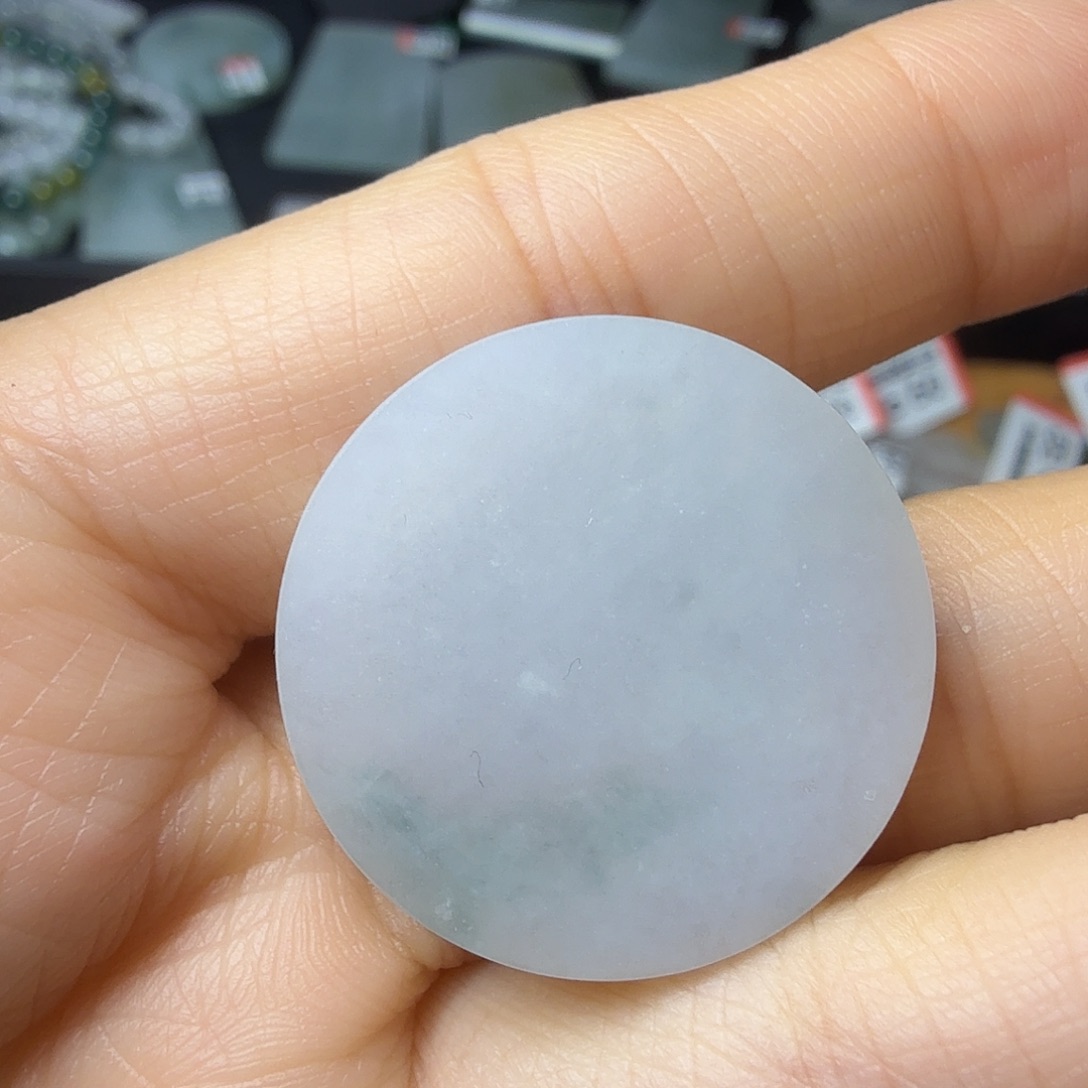 翡翠未镶嵌颈饰天然缅甸翡翠A货