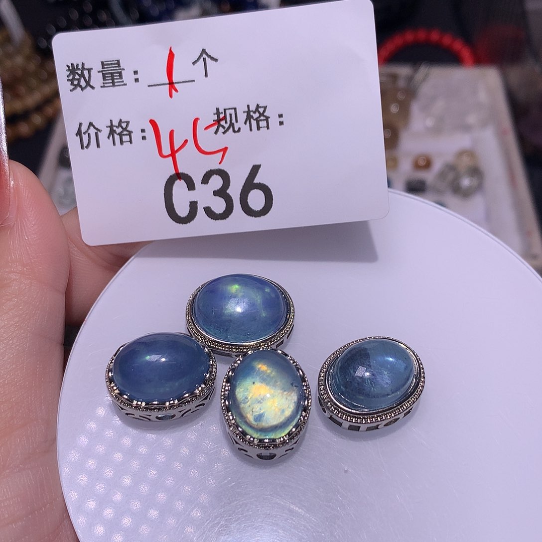 海蓝宝石颈饰合金多样化发货36