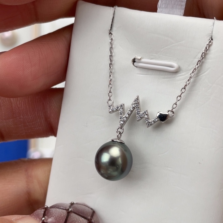 海水珍珠颈饰银S925镶嵌
