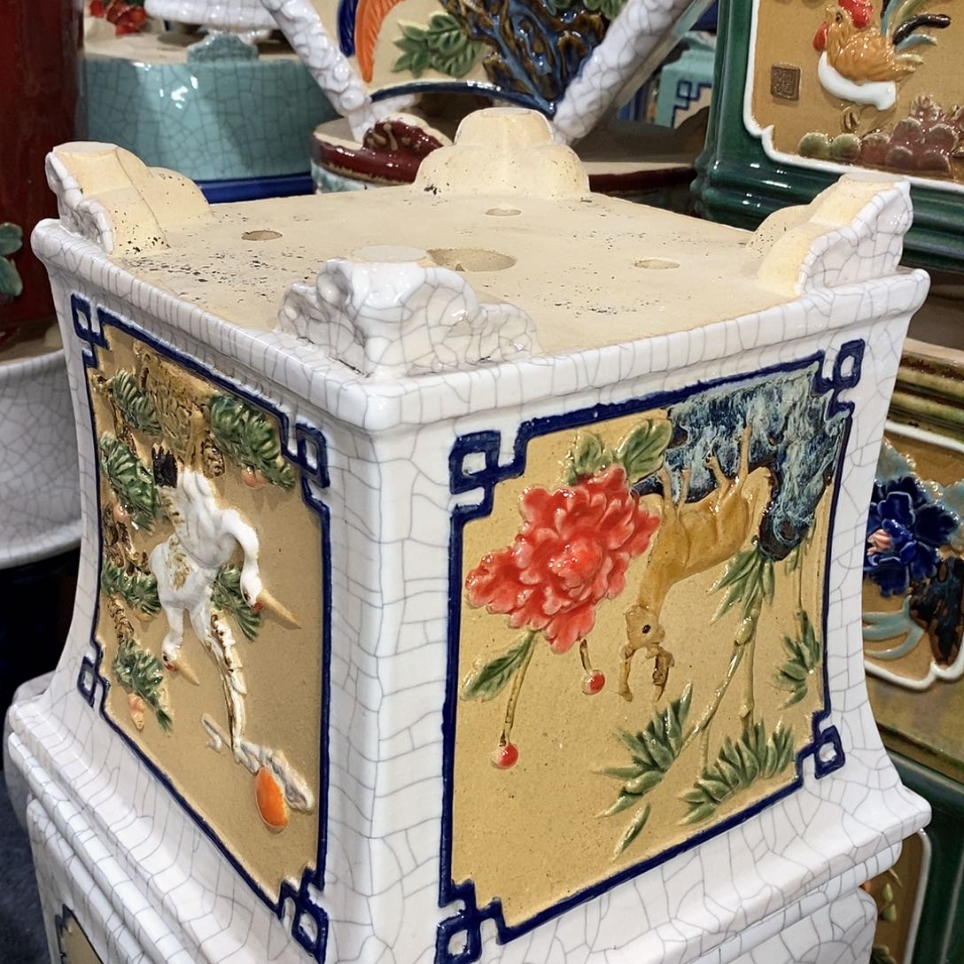 红陶咖**茶石湾盆石湾盆