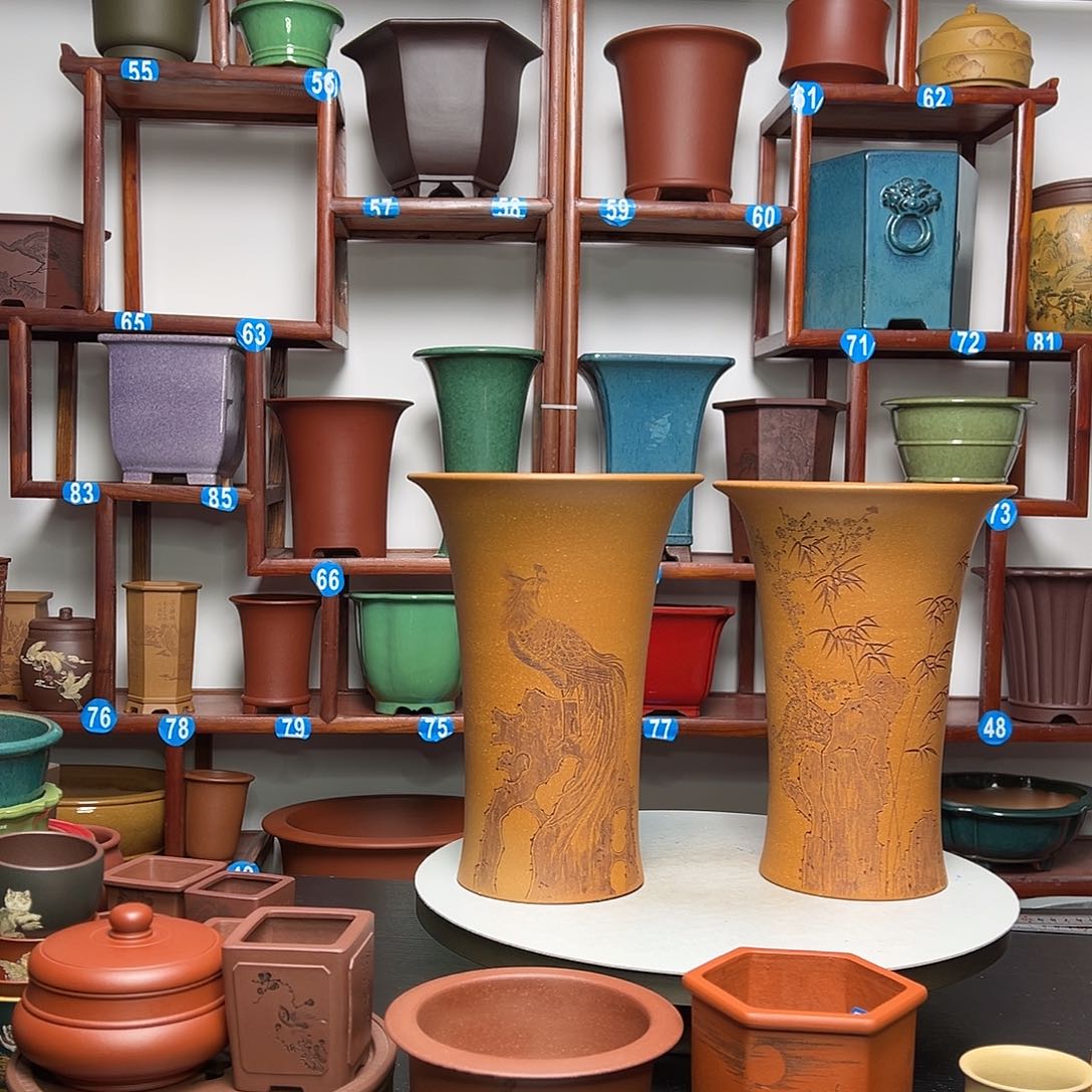 紫砂花盆若****2紫砂花盆