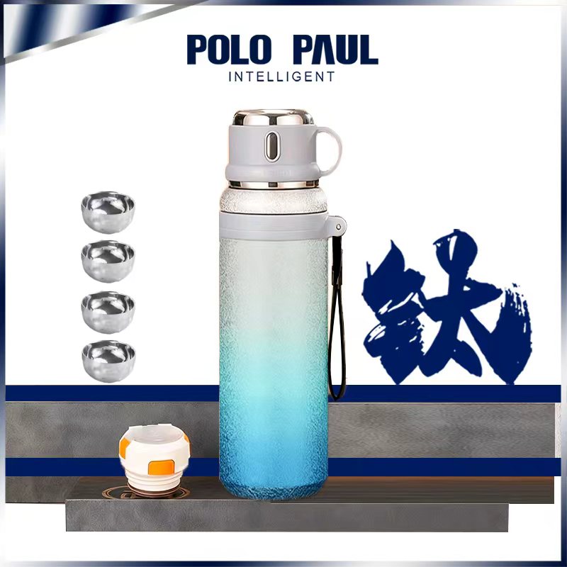 POLO PAUL-保罗总裁钛杯大容量高端办公户外便携保温杯