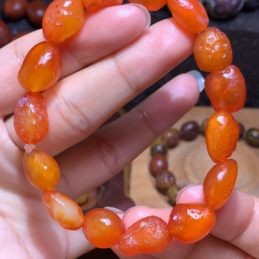 未镶嵌玛瑙/玉髓珠宝半成品