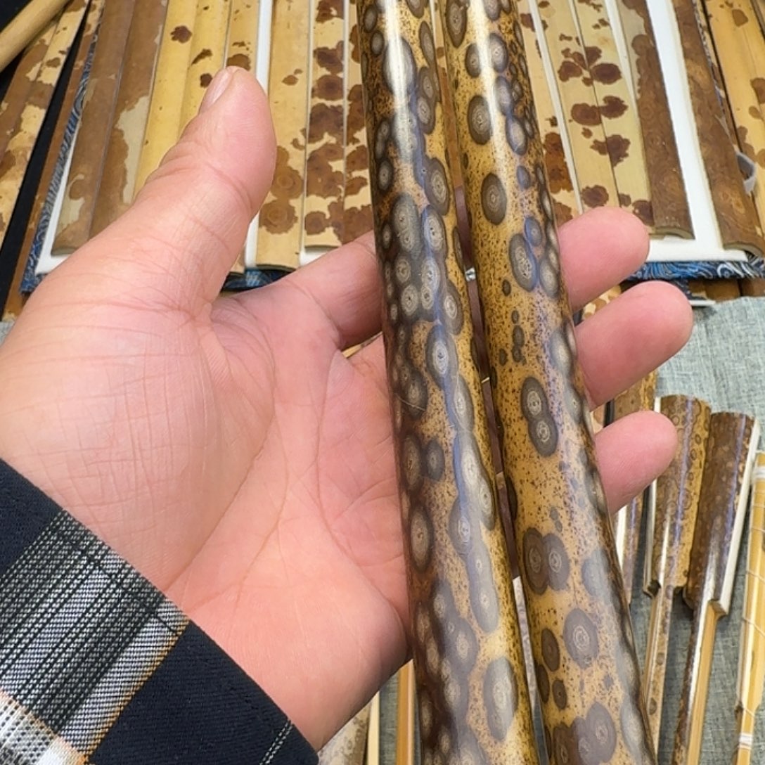 扇子料子竹筒梅鹿料子